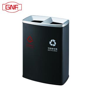 218E无盖垃圾分垃圾60L商场直投G F室桶内商城类单位不锈钢GPX