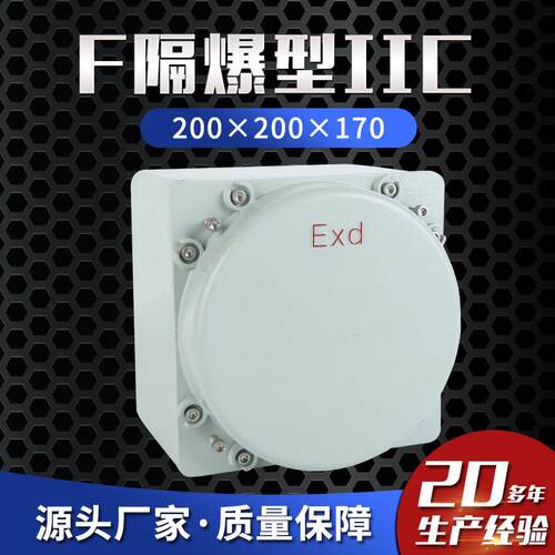隔爆型ⅡC200×200×170防爆接线箱防爆控制箱防爆配电箱C级