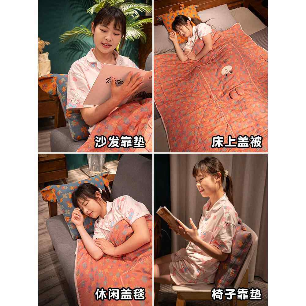 正品抱枕被子两用毯车子合一室加厚办公折叠午睡枕头二沙发汽靠枕