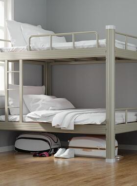 上下铺YZ-03256双材层床铁艺床舍学生员宿公寓工铁架床钢制型床双