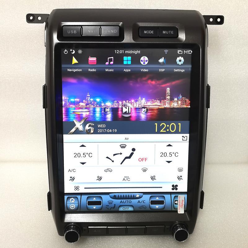 适用09-14款福特猛禽F150 13寸竖屏车载安卓智能导航无线Carplay