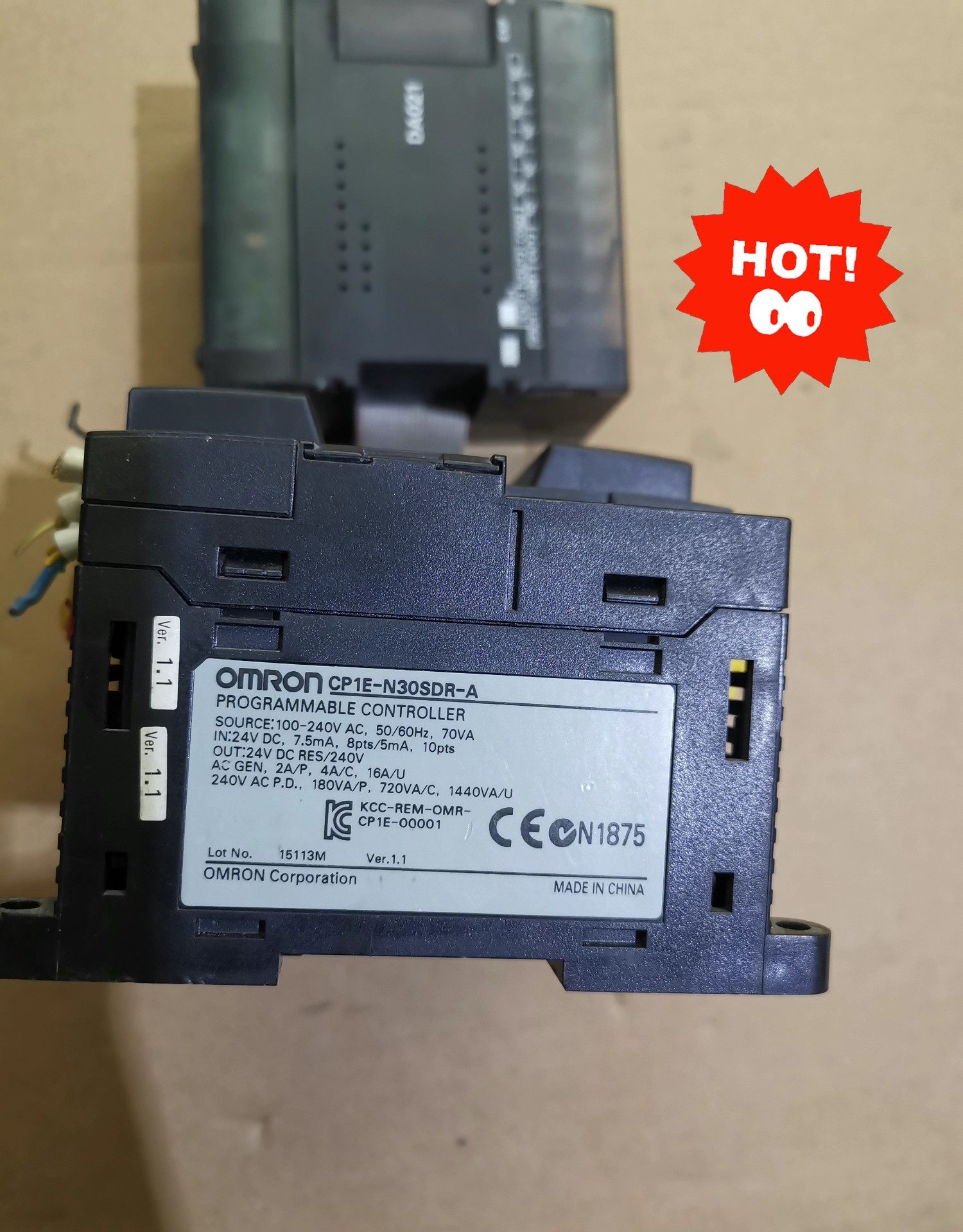 欧姆龙控制器PLC   CP1E-N30SDR-A ；