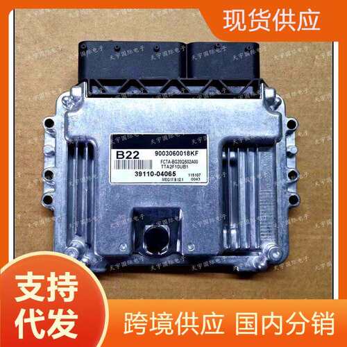 适用于现代汽车发动机电脑板ECU 39110-04065 B22 MEG17.9.12.1