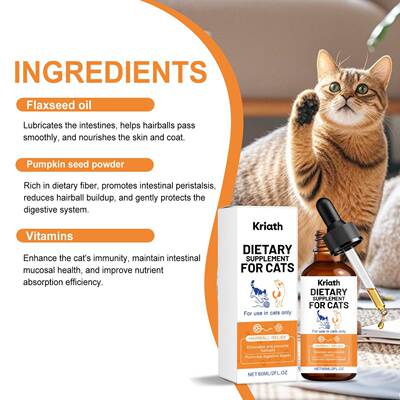 Kriath Cat Nutritional Drops - Gentle and Refreshing Daily P