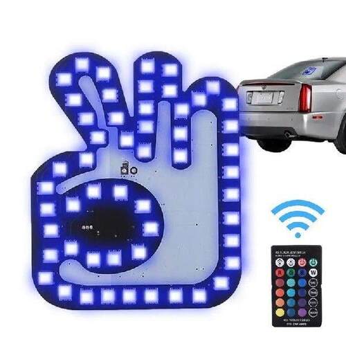 LED Finger Lights For Car Car Gadgets & Road Rage Signs