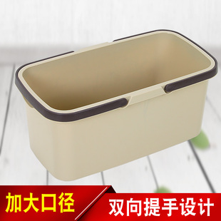 批发家用长方形洗拖把桶加厚地拖桶海绵拖把手提拖布桶涮墩布塑料