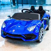 正品 兰博尼儿电动车四轮基遥控汽车男女宝童宝小孩可坐人玩带具车
