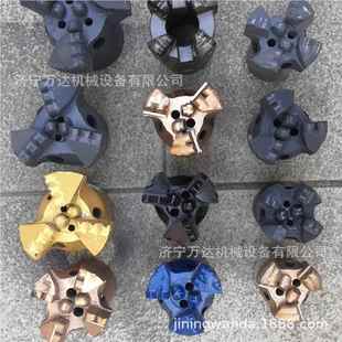 出售75金mm三翼刚石钻头11金m四翼刚石钻头金刚石复合75mm 94m片