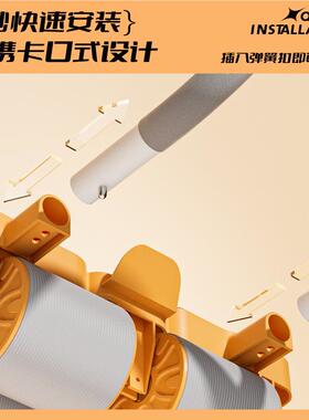 健腹轮四自动QZ-1008弹收腹回卷腹撑练腹肌男女家用轮肘滚轮运动