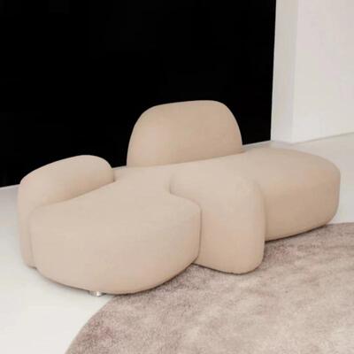 意式极简礁石沙发北欧简约风创意设计师别墅展厅休闲异形布艺沙发