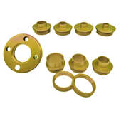 机 件套木工 机铝合金倒装 10边仿修轴套形修锣 电木轴套 边 铣