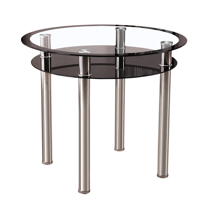 7K现代简约F757J96S钢化玻璃桌子桌用小户家型餐椅合休闲吃组饭桌