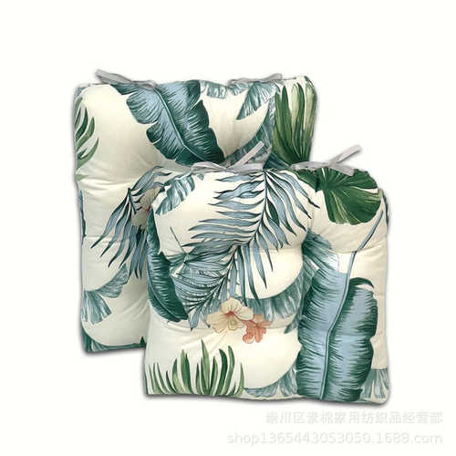 加厚户外椅垫印花座垫适用于庭院坐垫 43*43/43*53cm2件装