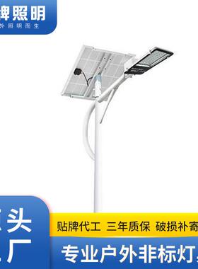 厂家直供太阳能路灯户外庭院新农村LED6米工程照明IP65防护超亮