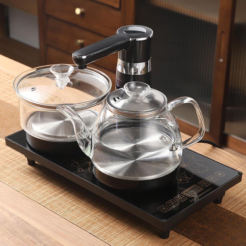 嵌入式20*37全自动上水电磁炉泡茶炉套装家用中式烧水壶茶具套组