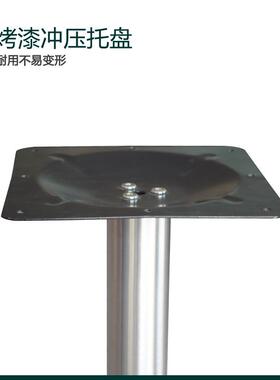 不锈钢腿大圆形三餐桌腿餐厅包间大圆桌腿子底座五金桌柱JJ-B111-