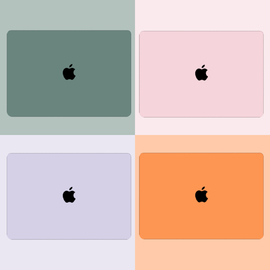 简约纯色笔记本贴膜适用苹果MacBookAir13Pro15A19322337电脑贴纸