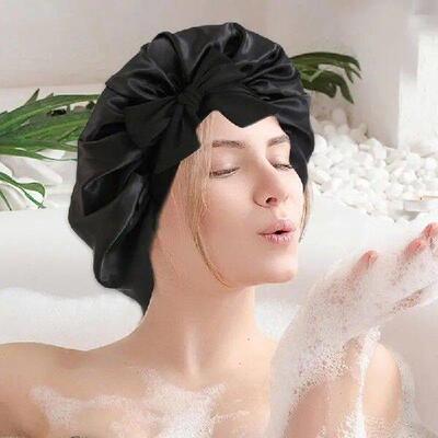 Sleep Bonnet For Long Hair Adjustable Hair Bonnet With