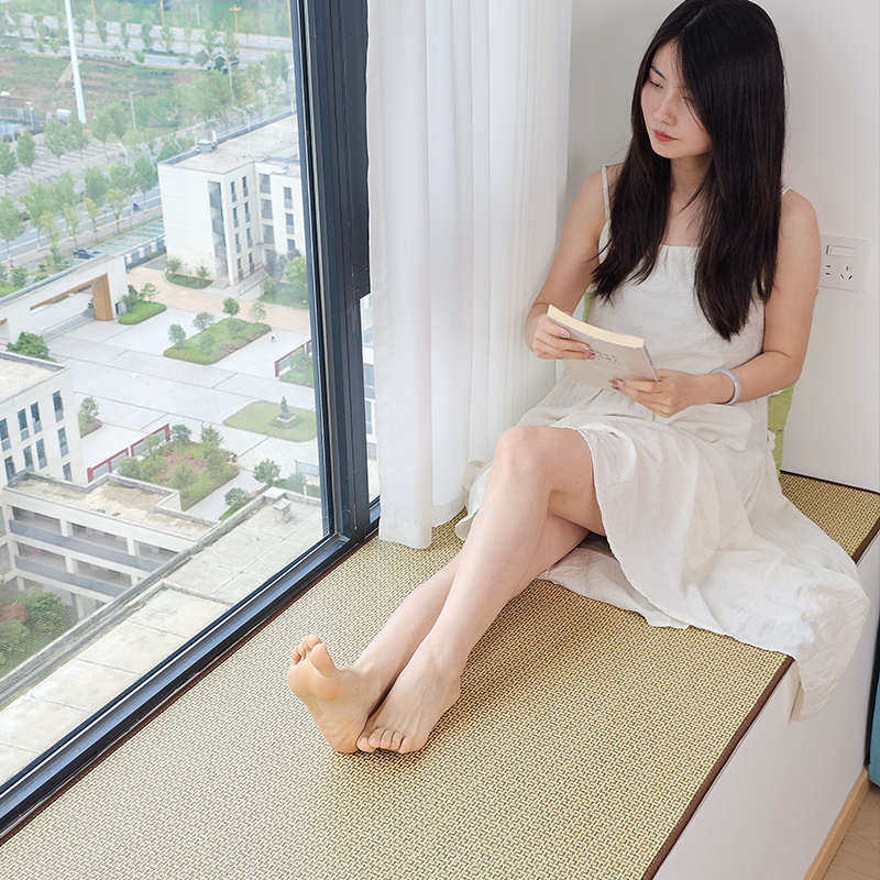 夏季凉席飘窗垫窗台垫四季通用主卧阳台垫子榻榻米垫藤席飘窗坐垫,居家布艺,飘窗垫,淘宝优惠券,粉丝福利购,淘宝优惠卷