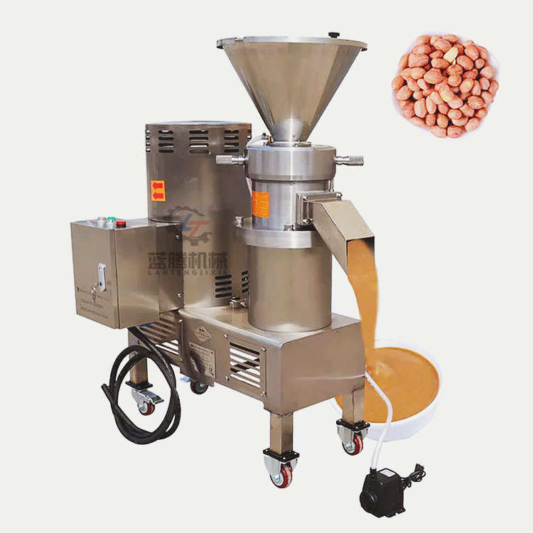 供应出口不锈钢山楂胶体磨花生酱研磨机涂料油漆胶体磨鸡骨骨泥机