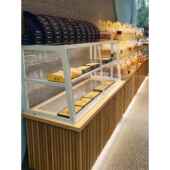 A10L日实包柜面包展示柜943玻式 璃商用边柜展示架子烘培面柜台木