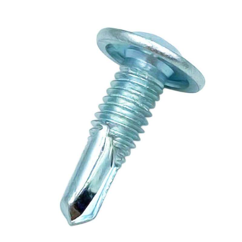 细牙大扁头钻尾螺丝钻轻无品牌/钢别墅十字头华司尾自圆攻自燕钉M