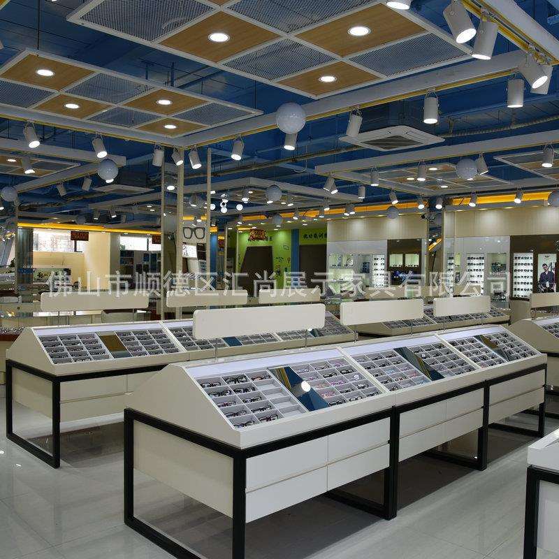 厂家供应实体眼镜店陈列展柜 眼镜柜台 玻璃展示矮柜近视眼镜展柜