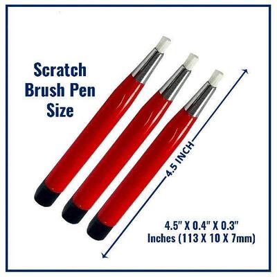 Hot Fiberglass Scratch Brush Pen 3Pcs Jewelry, Watch, Coin