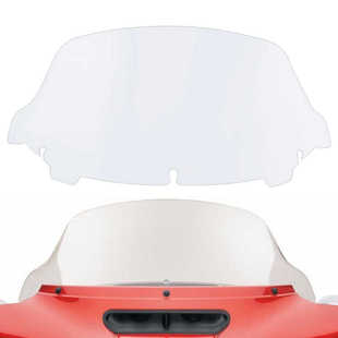 摩托车配件透明10.5英寸挡风玻璃复古改装 适用哈雷大滑翔 挡风罩