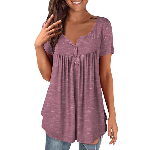 Women's top, dress, printed base, short sleeved T-shirt,
