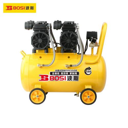 波斯气动220V 1380W*2无油空气压缩机空压机50L BS663019其他