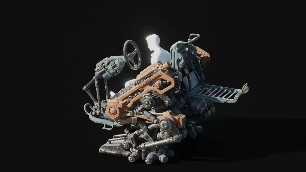 Blender机械装置包括动态运动和生产（完整版）