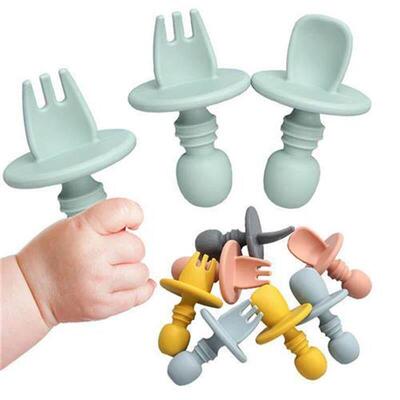 BAP Free Food Grade Infant Mini Silicone Tableware Set Baby