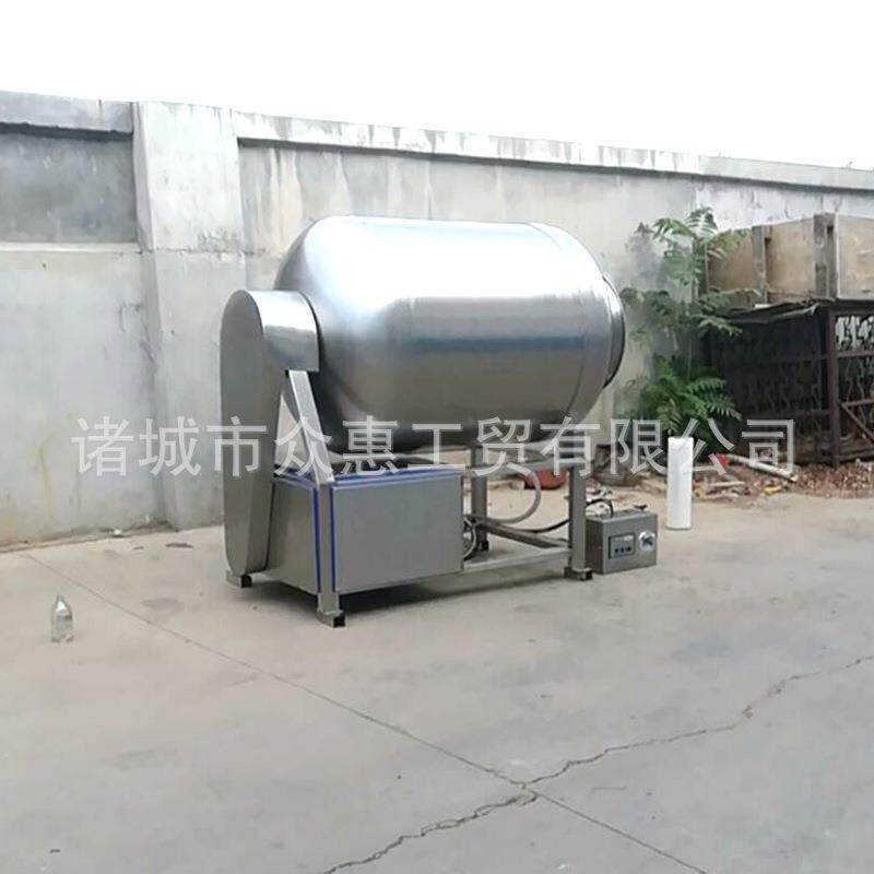 全自动肉制品真空滚揉机辣白菜入味腌制设备鸡柳卤制品滚揉计