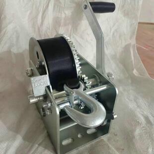 手摇绞盘手706锁柄牵自机式 卷扬手动钢丝绳引升降机双速比拖车重