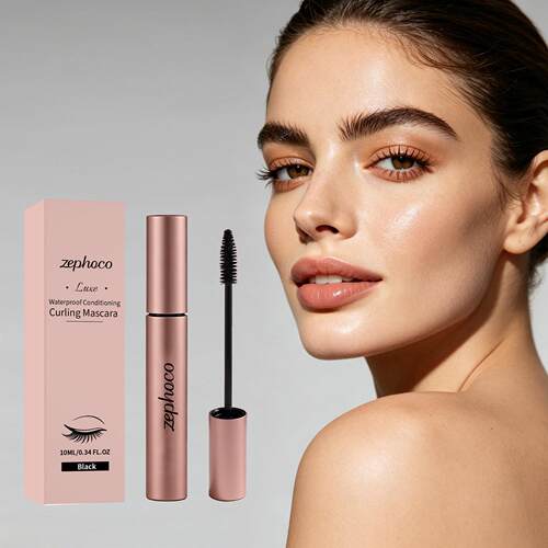 Zephoco Curling Mascara - Smudge-resistant, Lengthening, and