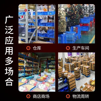 热销白色带盖零件盒周转箱收纳物料盒五金工具盒配件箱塑料长方形