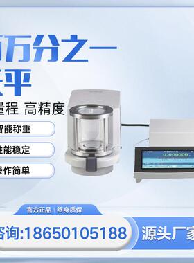精密超微量天平双量程百万分之一天平实验0.001mg电子分析高精度