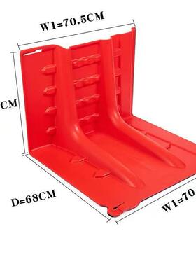 防洪防汛挡水板地下车库ABS塑料移动L型伸缩抗洪闸门吸水膨胀沙袋