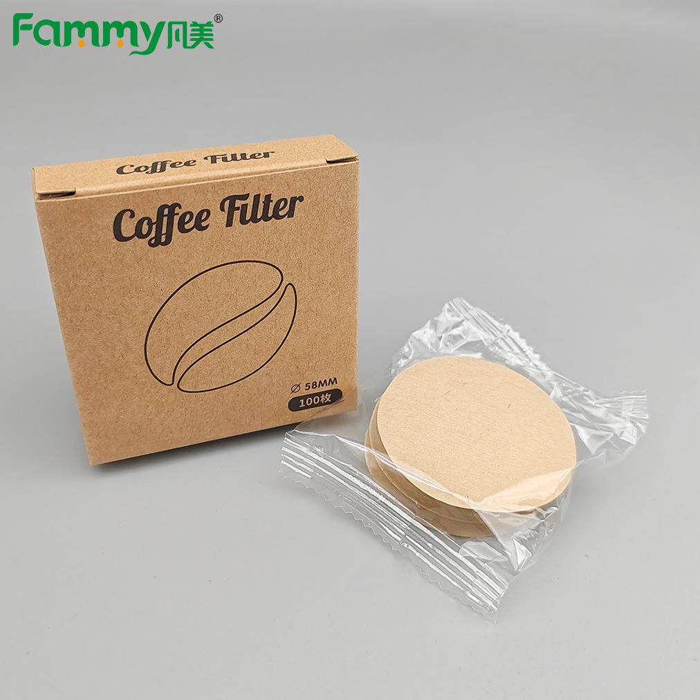 圆形过滤器 咖啡壶摩卡壶通用滤纸 手冲泡方便冰滴壶咖啡过滤纸