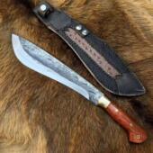 弹簧手工锻打柴狗刀龙骨一体锻打户外砍柴排障刀家用砍骨刀