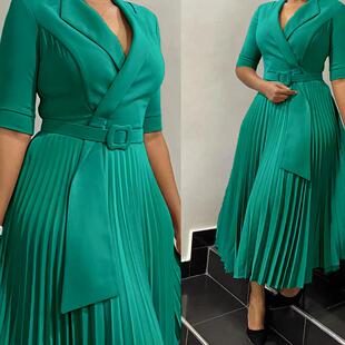 Women Bodycon Dress Outfits Teacher Elegant African Half