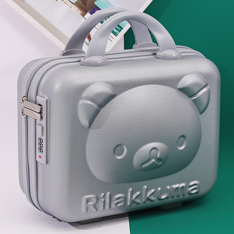 高档日本STELU手提化小旅箱子卡通可爱密码箱轻妆便行迷你收纳箱