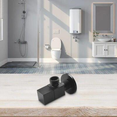 Stainless Steel Hot Cold Inlet Valve Toilet Filling Angle