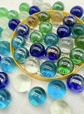 厂家供应玻璃球弹珠14mm/16/25MM玻璃怀旧玻璃珠球溜溜球趣味摆件