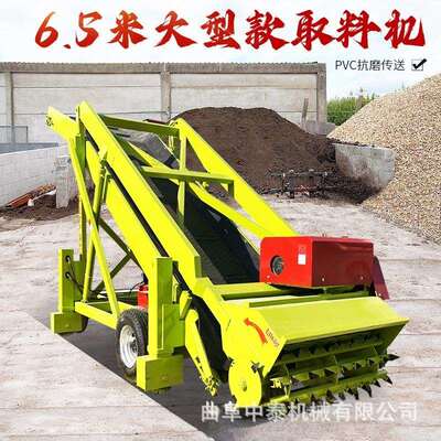 青贮取料CVP料机成快速完挖草送料扒窖机池饲草取用下料设备