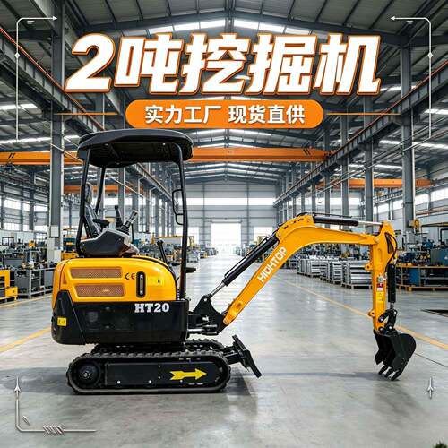 源头工厂2吨小型挖掘机工程破碎农用开荒小挖机CE认证微型挖机