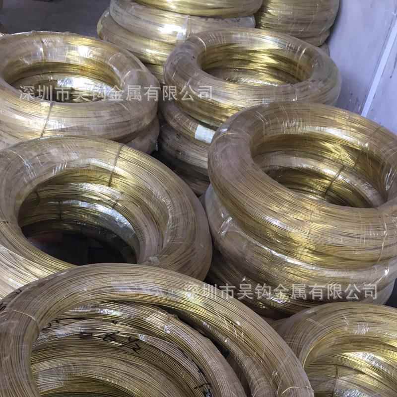 现货H65黄铜导电圆线半硬软线1/2H铜丝1.1mm1.2mm1.3mm1.4mm