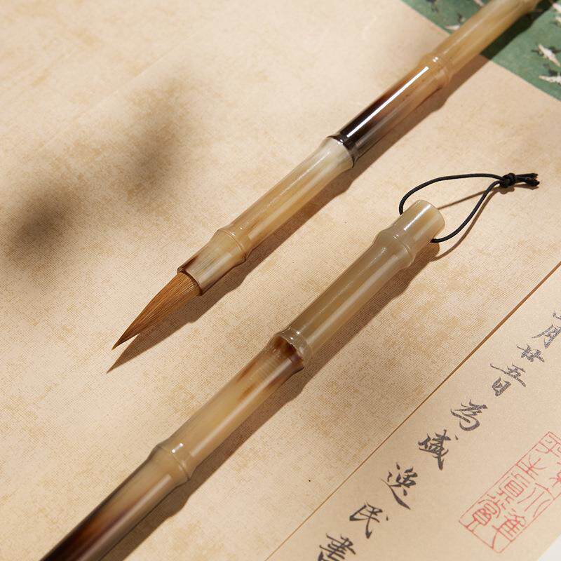 专业级毛笔精品狼毫书法专用套装羊毫兼毫赵孟俯楷书中楷行书初学