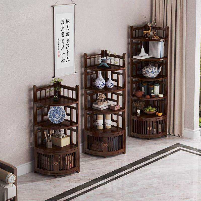 转角置物架家用高档转角柜墙角柜餐厅角落柜边角柜酒柜客厅拐角柜
